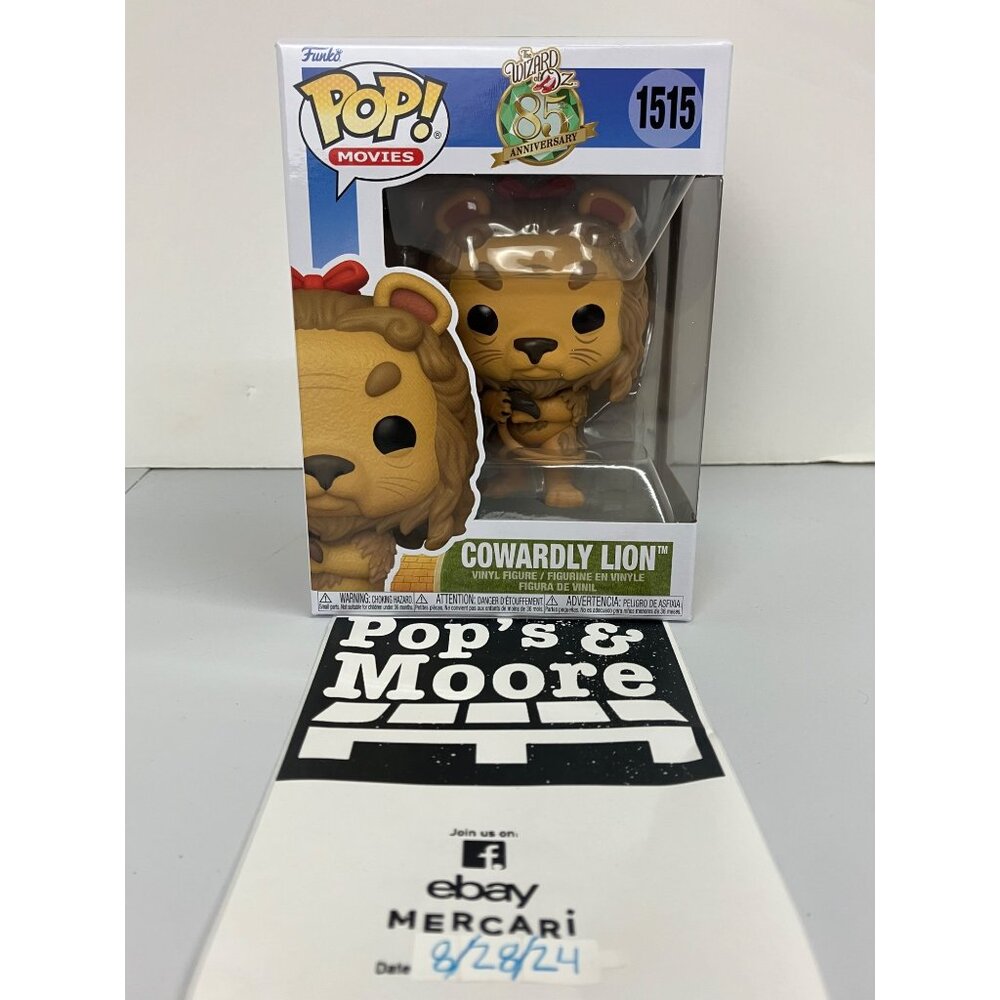 Funko Pop! Wizard of Oz 85 Anniversary: Cowarrdly Lion 1515 Vinyl Figure New